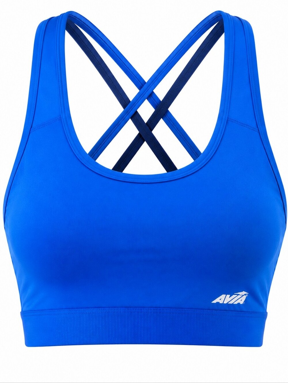 AVIA | Blue Cross Back Medium Support Sports Bra Activewear |‎ L 12 14